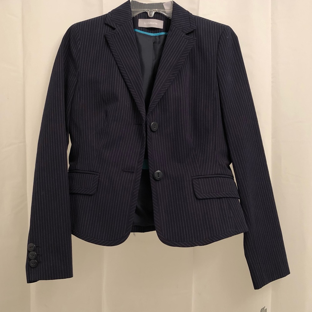 Women’s Liz Claiborne Navy Sz 4 Jacket-NWT